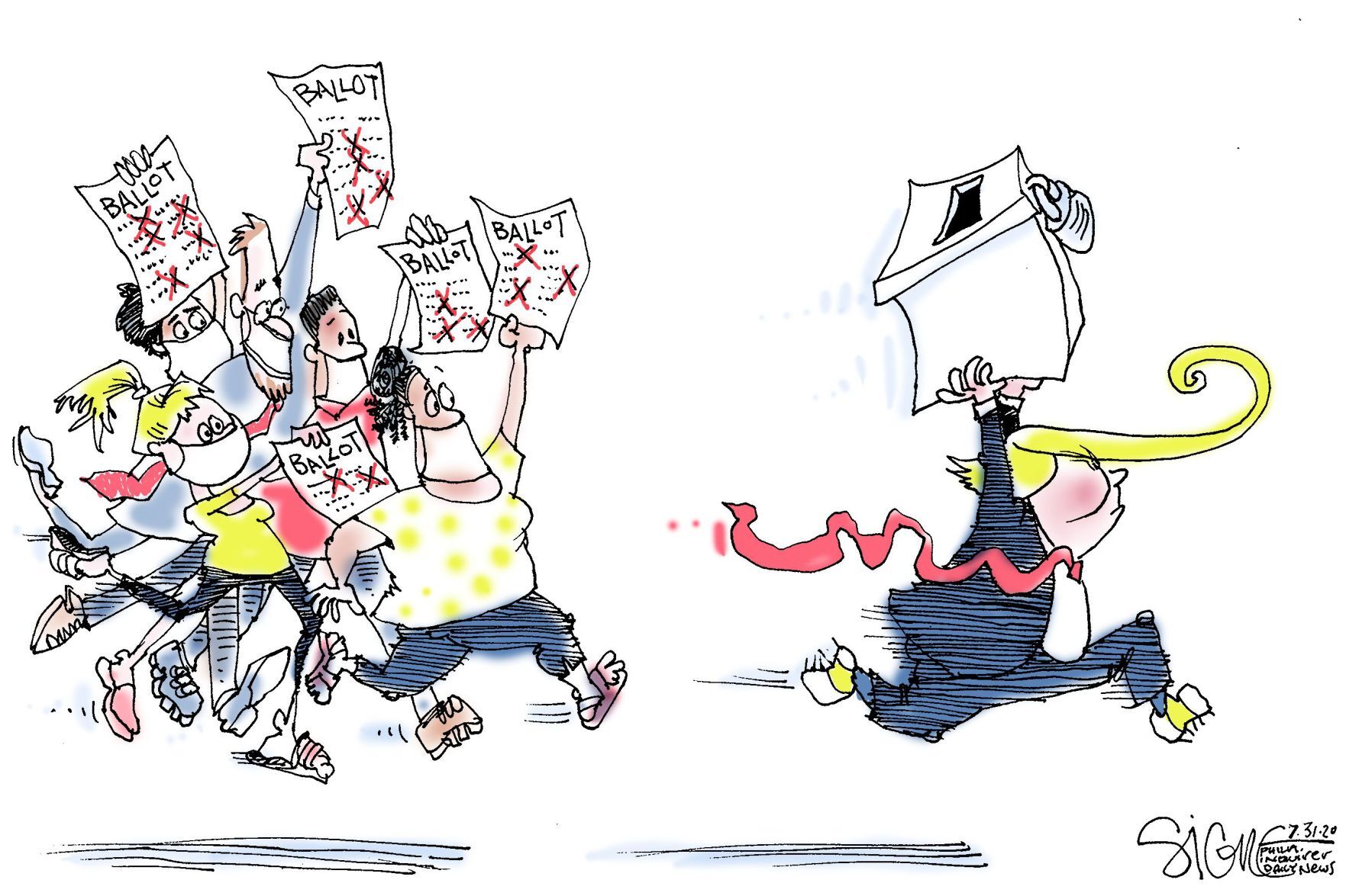 Signe Wilkinson cartoon